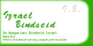 izrael bindseid business card